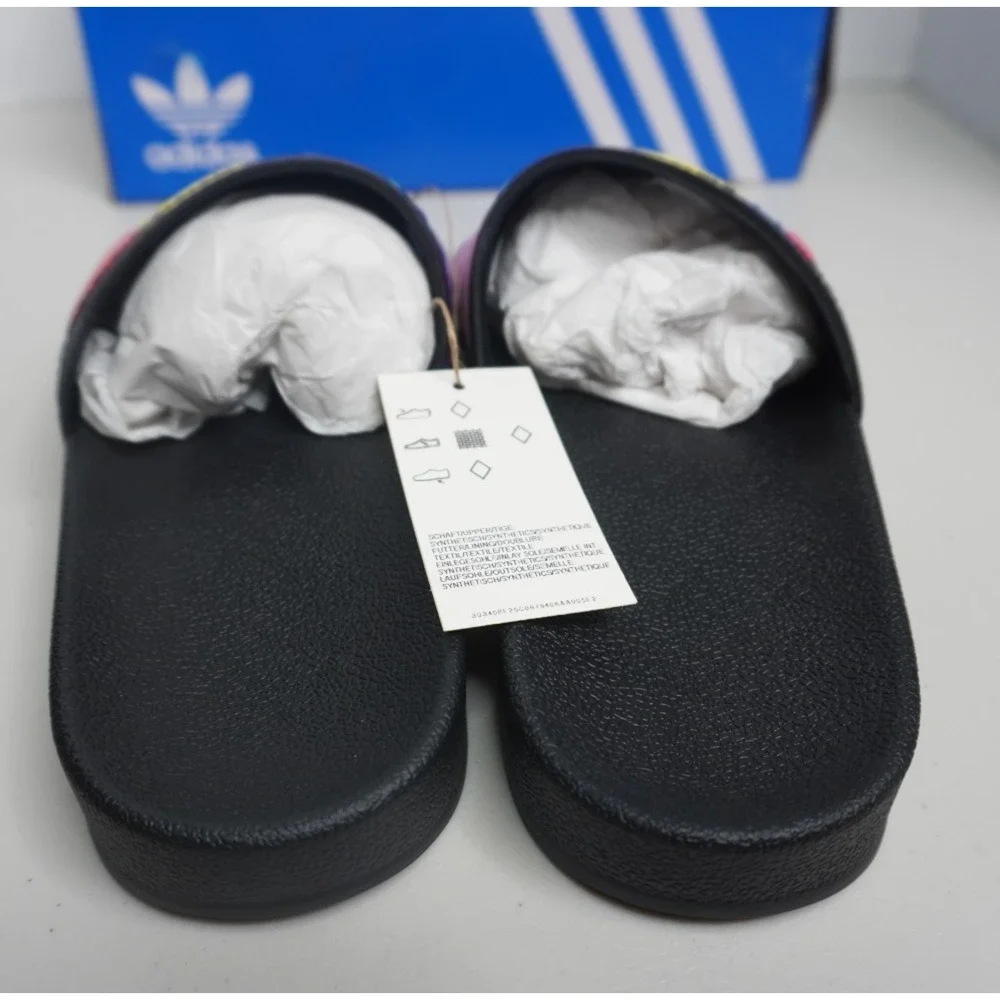 Adidas Originals Adilette Pride Mens Slides Slip Ons Love Unites NWT